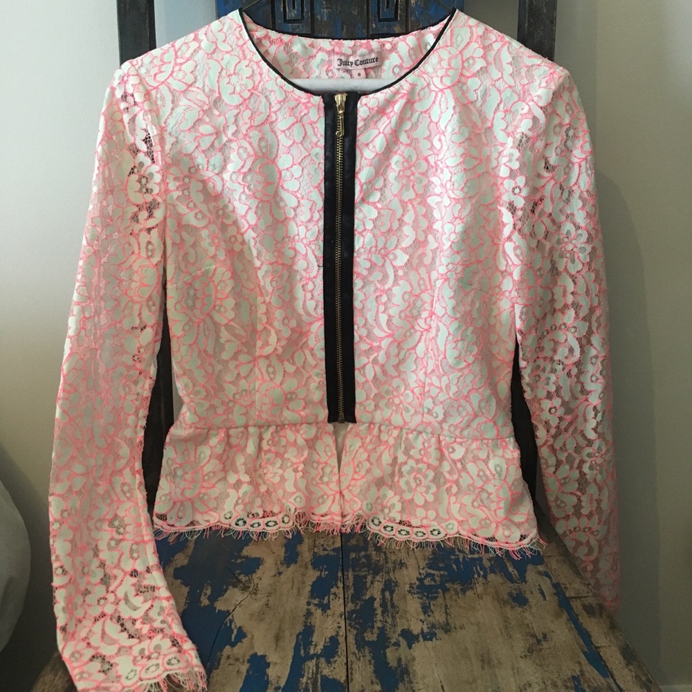 Juicy Couture! Lace jacket size XS